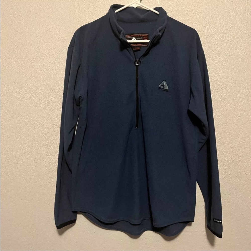 Nike ACG Jacket Adult Large Teal Thermal Layer 2 Fleece All Condition Gear Mens